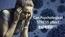 Psychological stress affecting cancer